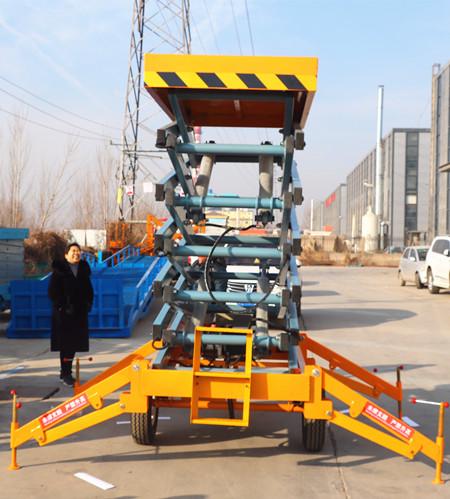 拖車剪叉式防爆升降平臺(tái)